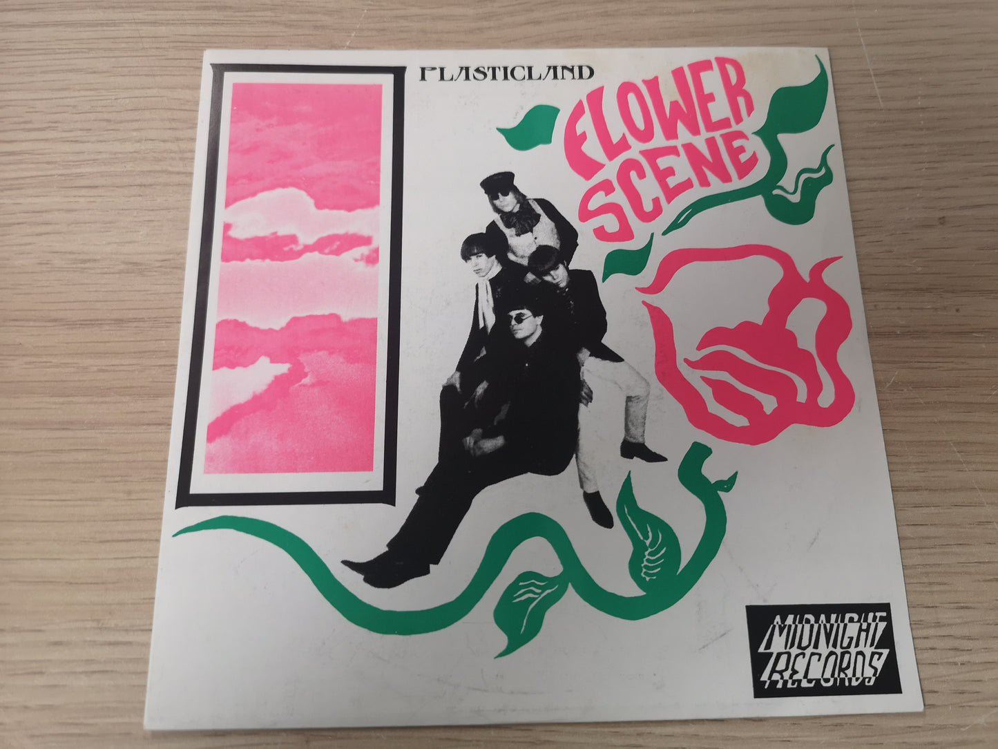 Plasticland "Flower Scene" Orig France (7" Single) 1985 M-/M-