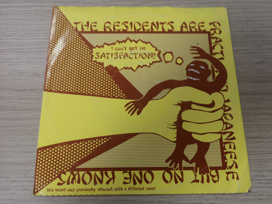 Residents "Satisfaction" 2nd Press US 1978 EX/EX Yellow Vinyl