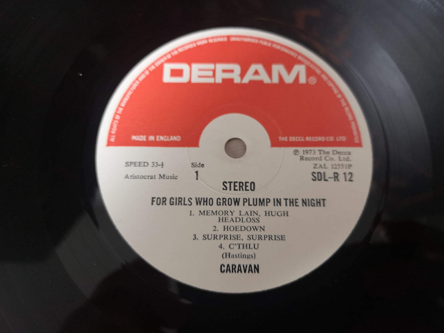 Caravan "For Girls Who Grow Plump in the Night" Orig UK 1973 EX/EX