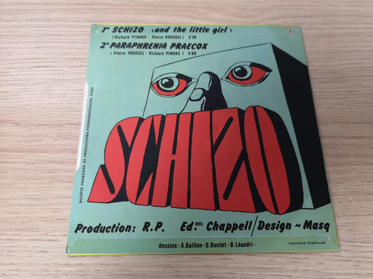 Schizo "Schizo (And the Little Girl)" Orig France 1972 EX/M- (7" Single) R. Pinhas