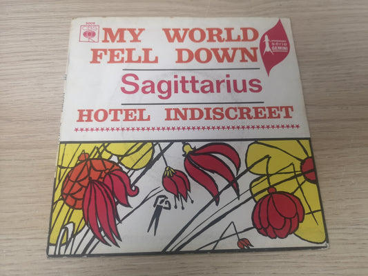 Sagittarius "My World Fell Down" Orig France 1967 VG+/VG+ (7" Single)