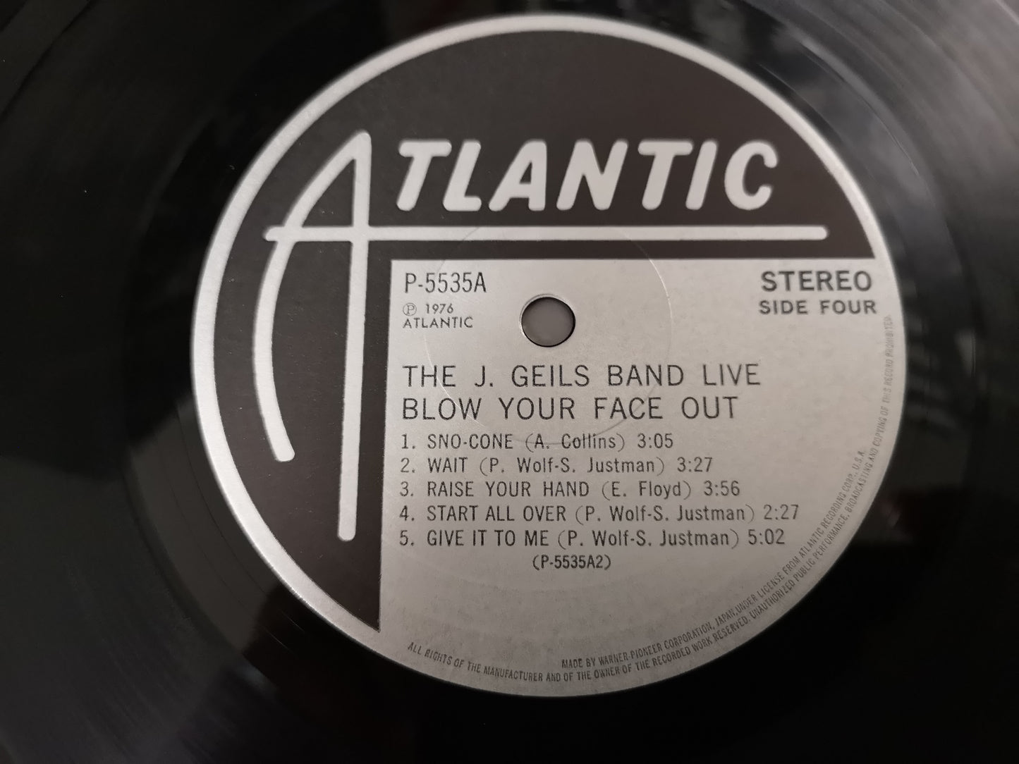 J. Geils Band "Live - Blow Your Face Out" Double Orig Japan M-/M-