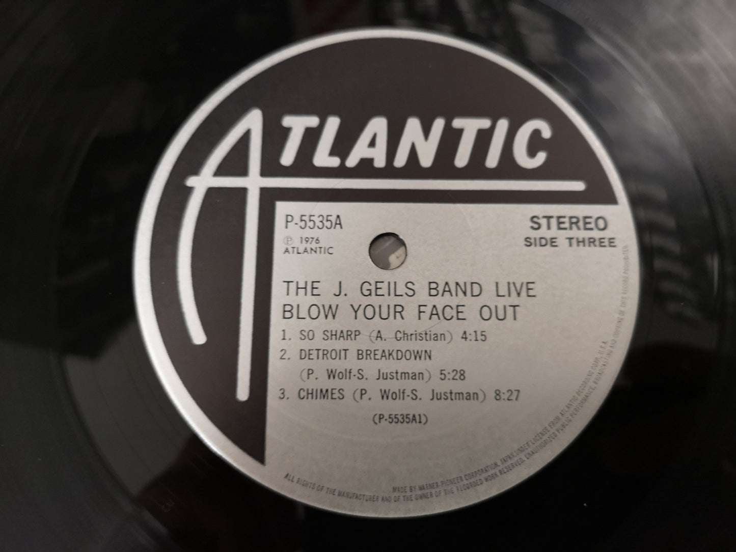 J. Geils Band "Live - Blow Your Face Out" Double Orig Japan M-/M-