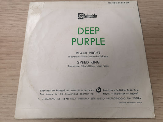 Deep Purple "Black Night" Orig Portugal 1970 EX/M-