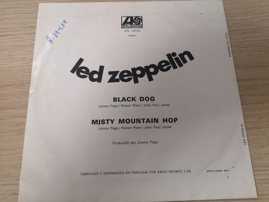 Led Zeppelin "Black Dog" Orig Portugal 1971 EX/EX (7" Single)