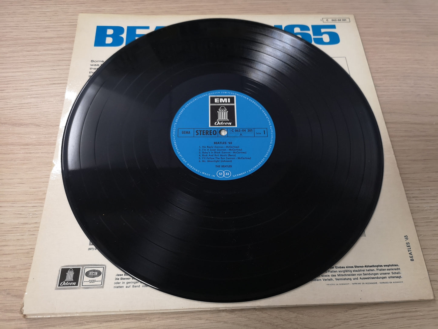 Beatles "'65" Re Germany 1969 EX/M- (Blue Label)