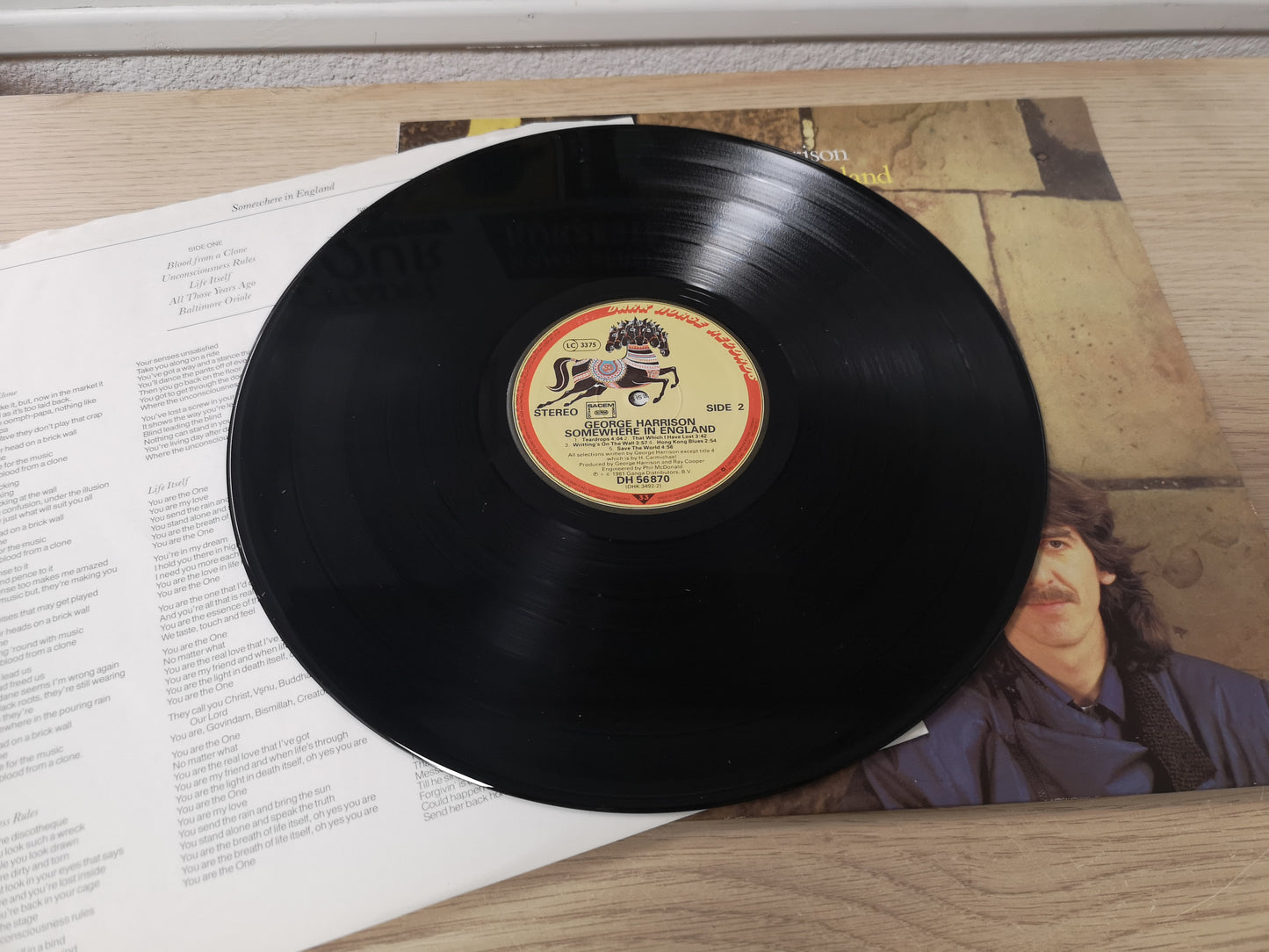 George Harrison "Somewhere in England" Orig Germany 1981 M-/M-