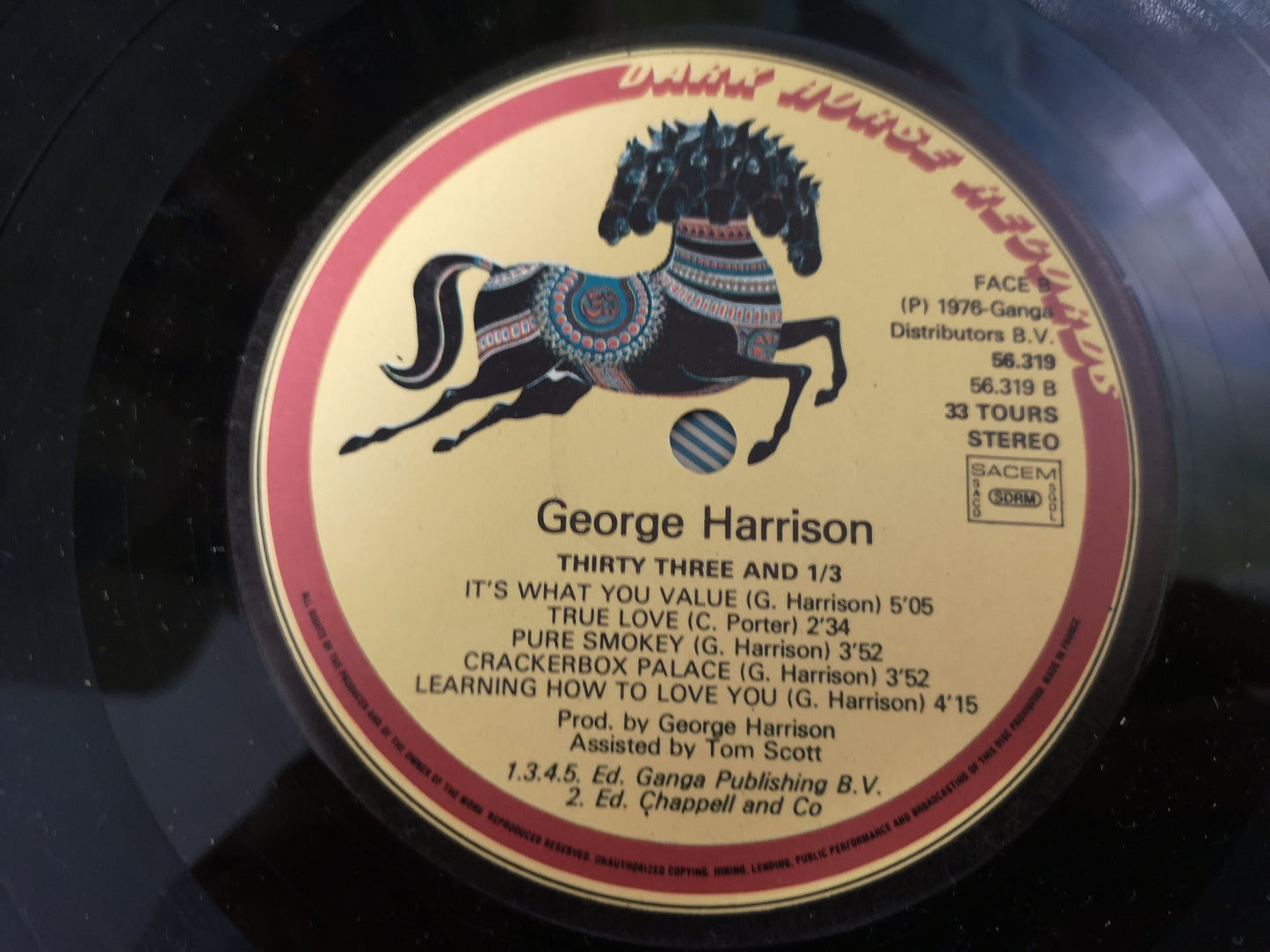 George Harrison "Thirty.Three & 1/3" Orig France 1976 M-/M-