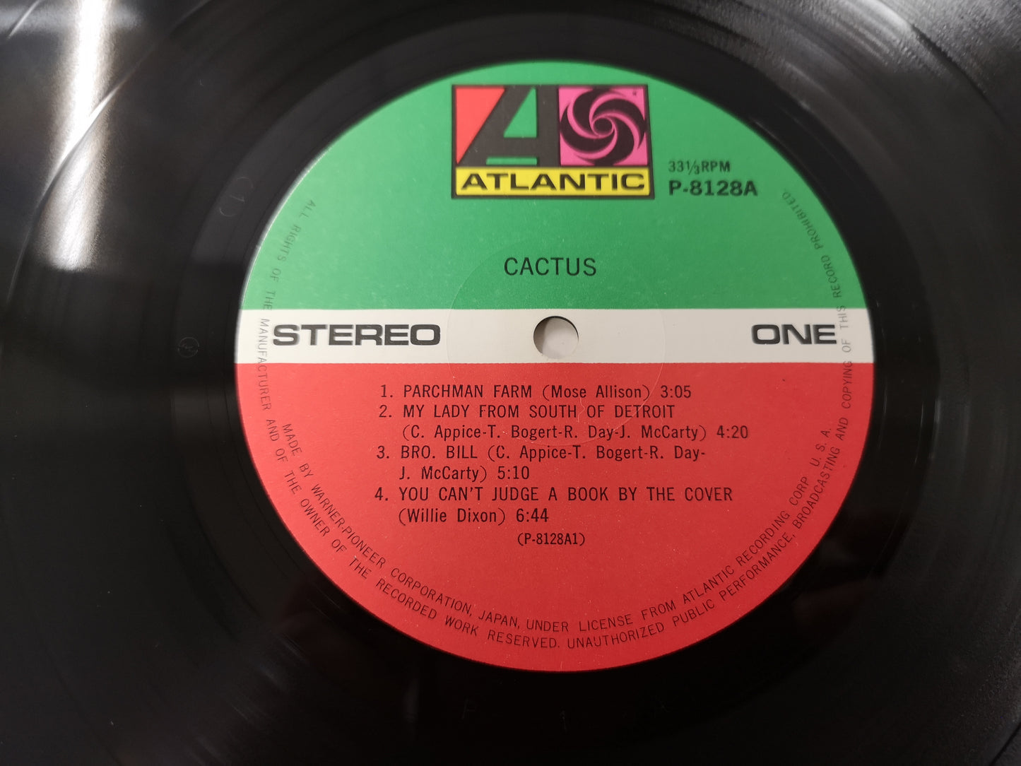 Cactus "S/T" RE Japan 1974 EX/EX (w/ Lyrics Insert)