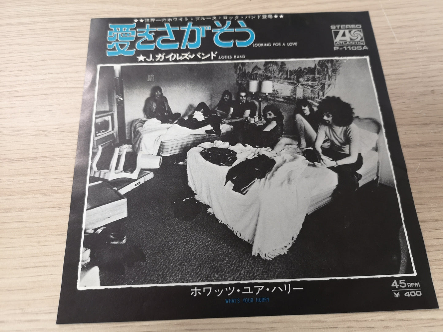 J. Geils Band "Looking for a Love" Orig Japan 1972 (7" Single)