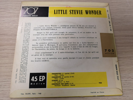 Little Stevie Wonder "Fingertips" Orig France 1963 EX/EX (7" EP)