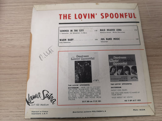 Lovin' Spoonful "Summer in The City" Orig France 1968 EX/EX (7" EP)