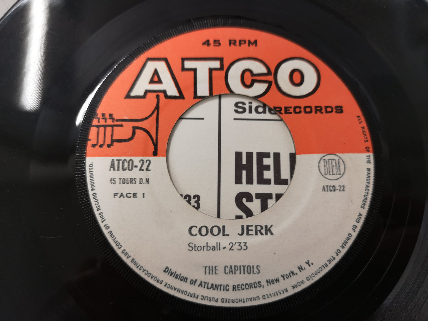 Capitols "Cool Jerk" Orig France 1966 M-/M- (7" Single)