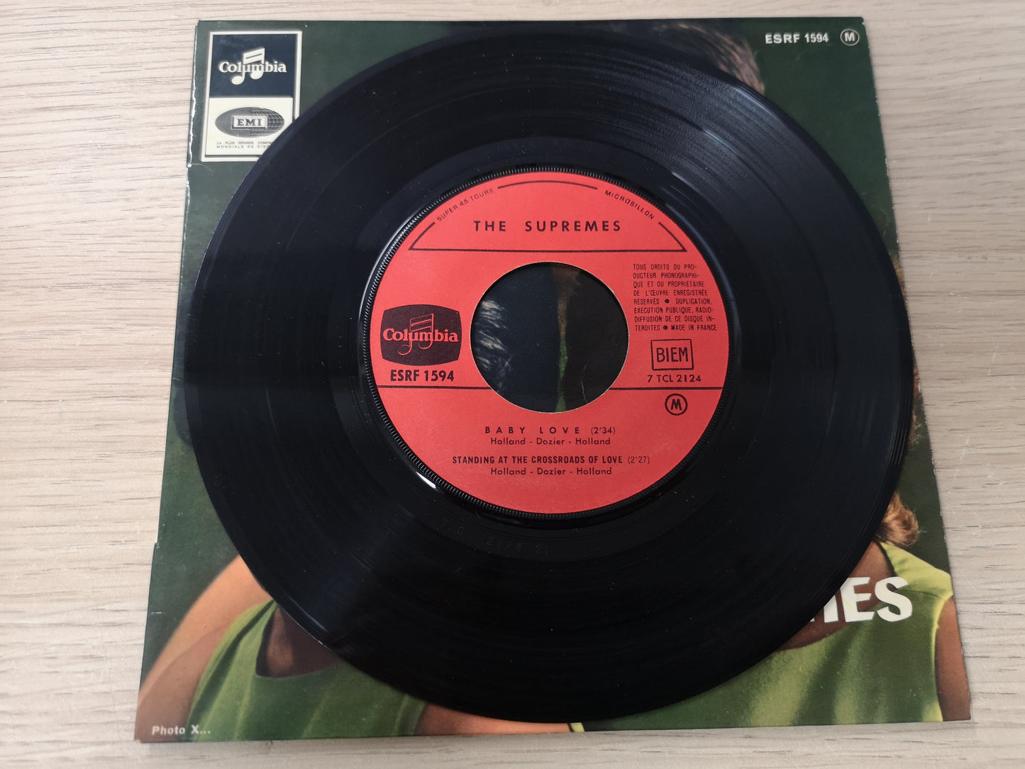 Supremes "Baby Love" Orig France 1964 M-/VG++ (7" EP)