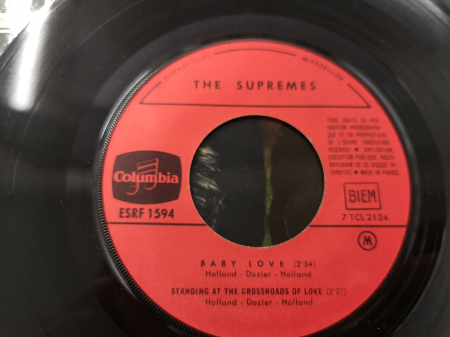 Supremes "Baby Love" Orig France 1964 M-/VG++ (7" EP)