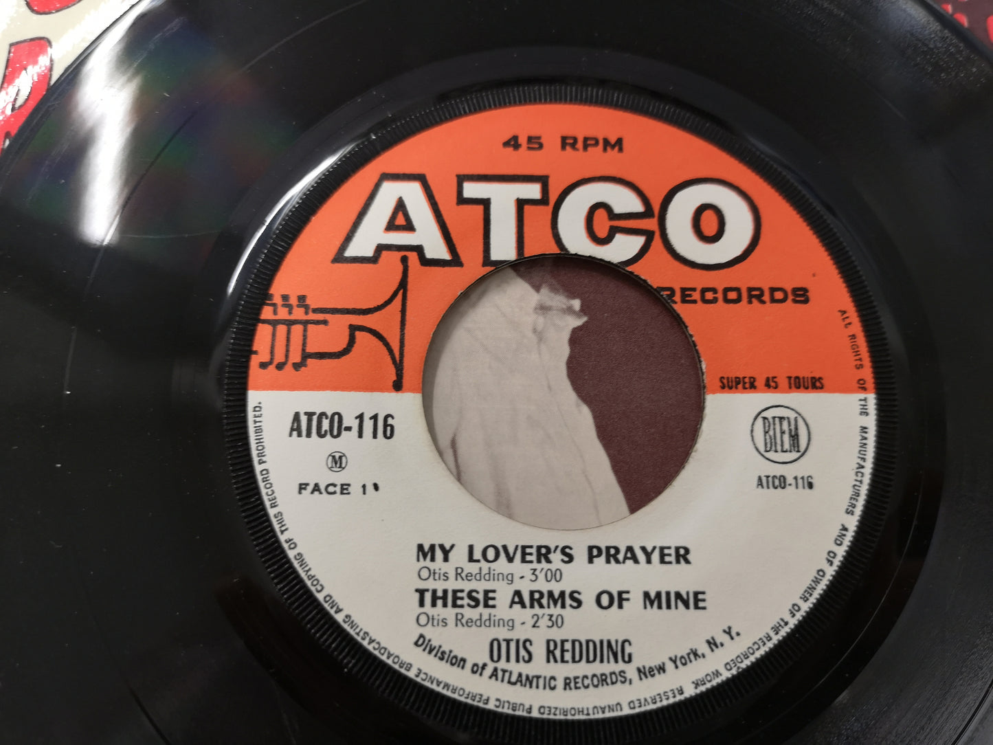 Otis Redding "My Lover's Prayer" Orig France EP 1966 M-/VG+ (7" EP)