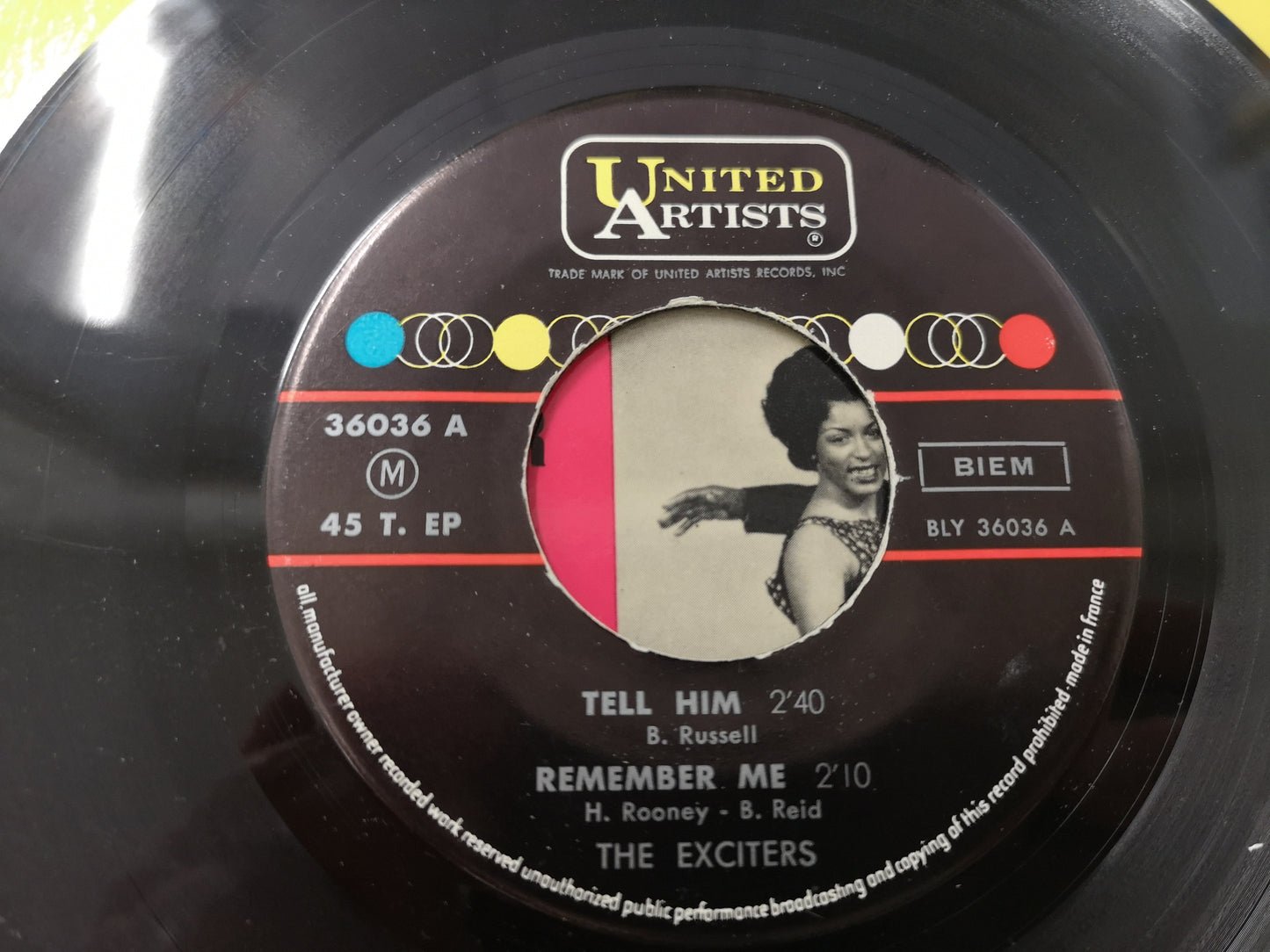 Exciters "Tell Him" Orig France 1963 M-/EX (7" EP)