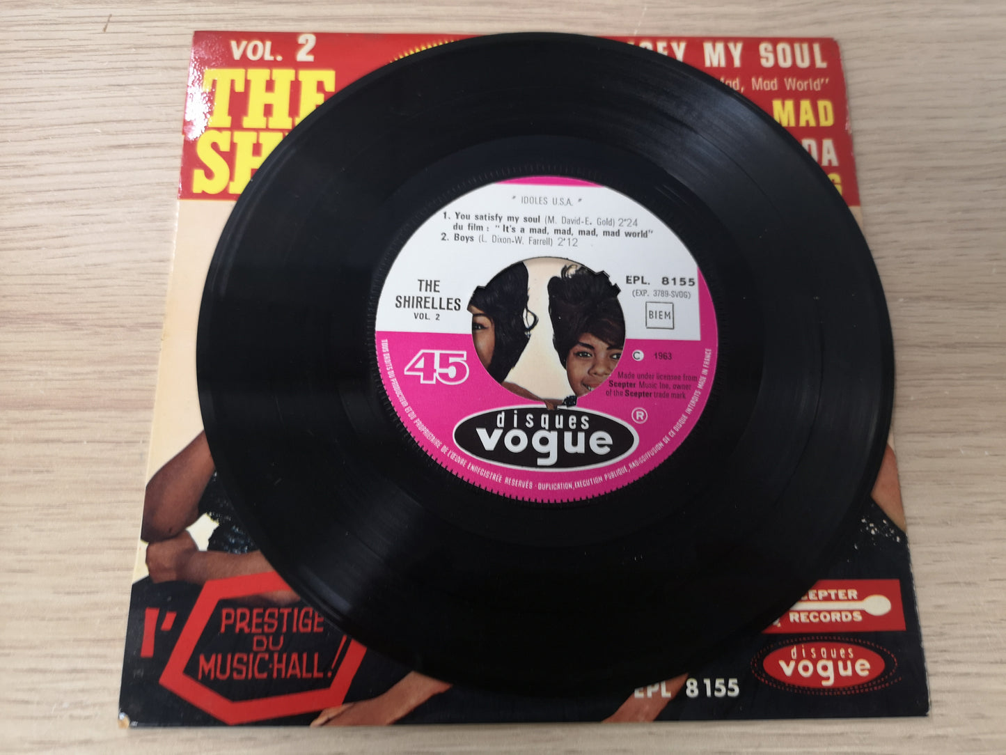 Shirelles "You Satisfy My Soul" Orig France 1963 M-/EX (7" EP)