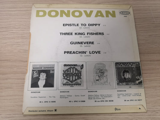 Donovan "Epistle to Dippy" Orig France 1967 EX/EX (7" EP)