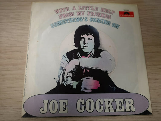 Joe Cocker "With a Little Help From my Friends" Orig Germany 1968 EX/EX (7" Single)
