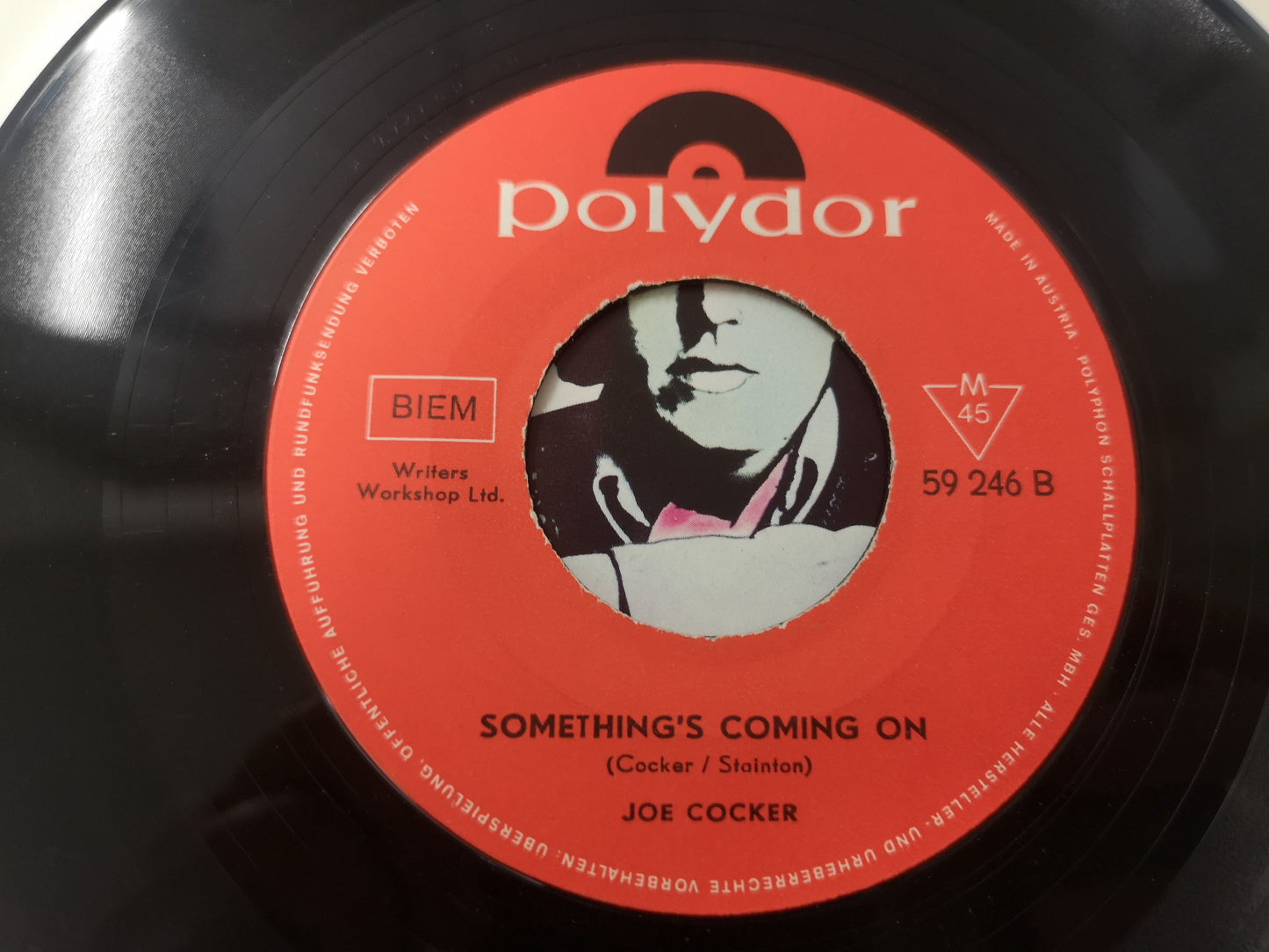 Joe Cocker "With a Little Help From my Friends" Orig Germany 1968 EX/EX (7" Single)