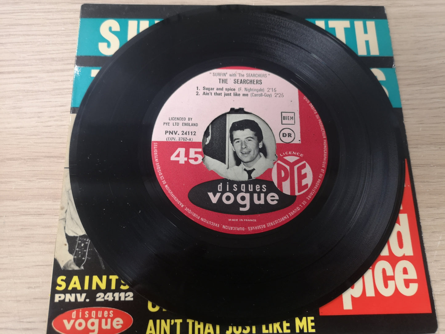 Searchers "Sugar and Spice" Orig France 1964 M-/VG++ (7" EP)