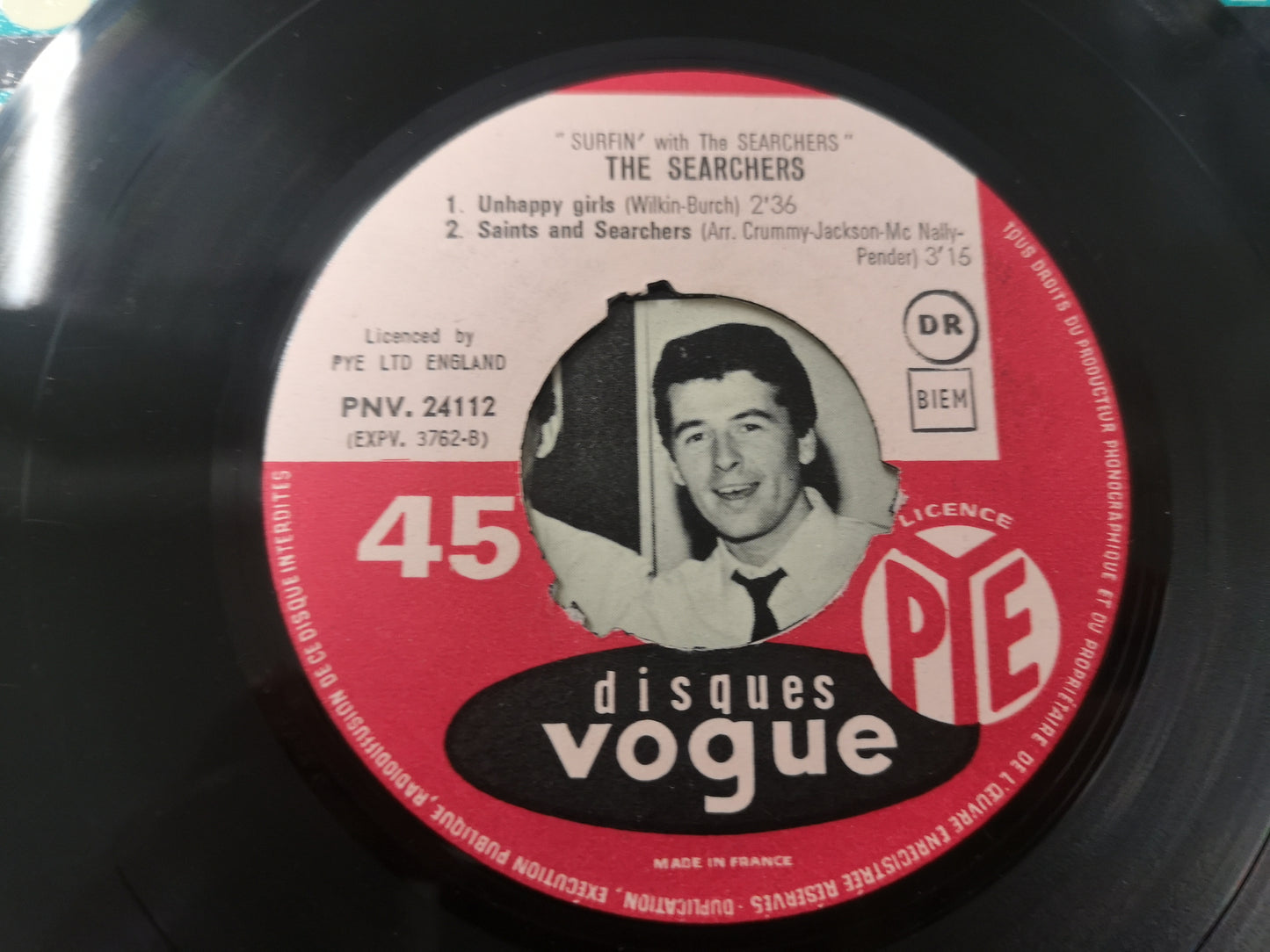 Searchers "Sugar and Spice" Orig France 1964 M-/VG++ (7" EP)