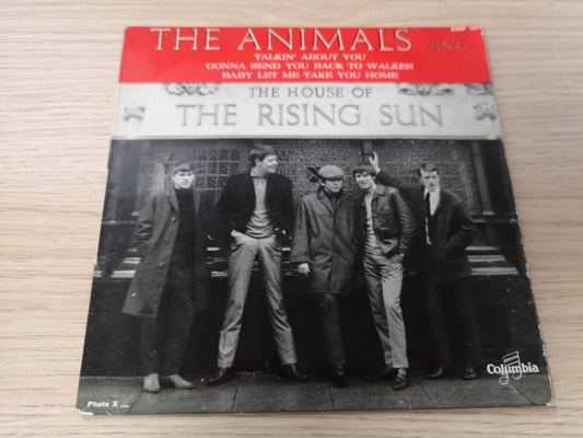 Animals "House of The Rising Sun" Orig France 1964 VG++/VG++ (7" EP)