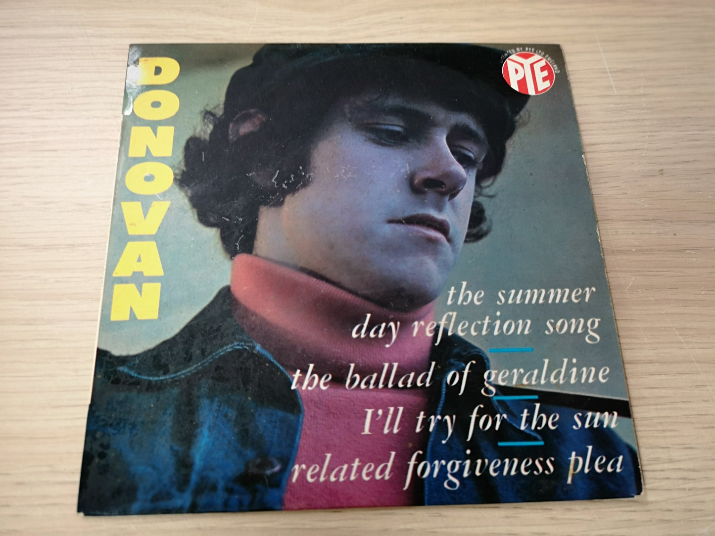 Donovan "The Summer Day Reflection Song" Orig France 1966 EX/VG++ (7" EP)