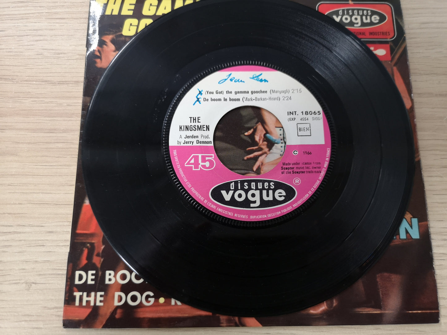 Kingsmen "The Gamma Goochee" Orig France 1966 M-/VG++ (7" EP)