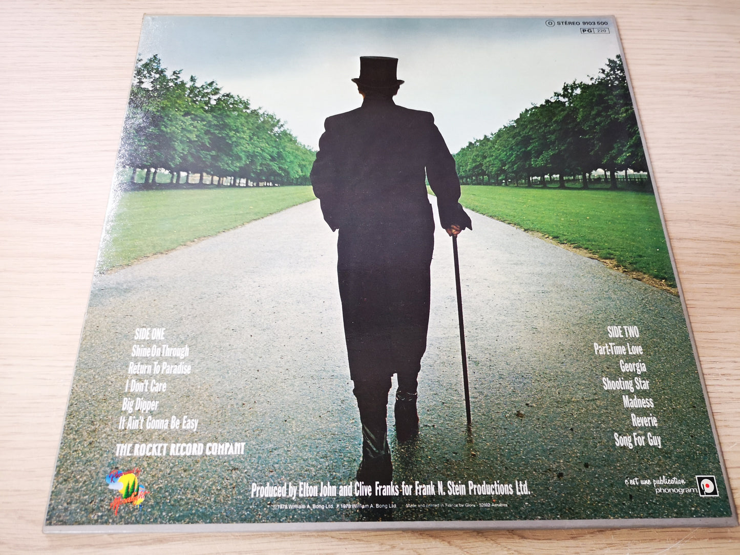 Elton John "A Single Man" Orig France 1978 M-/M-