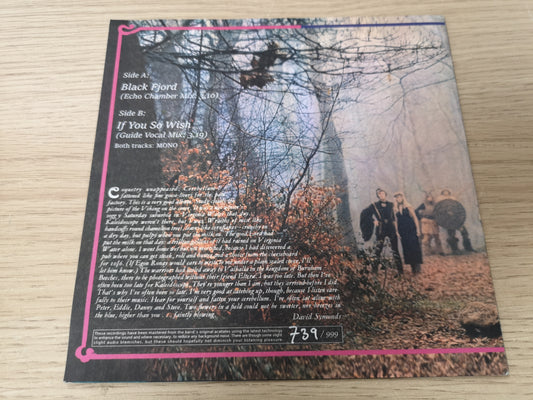 Kaleidoscope "Black Fjord" UK 2015 (1969 Unreleased) - Mint (7" Single)