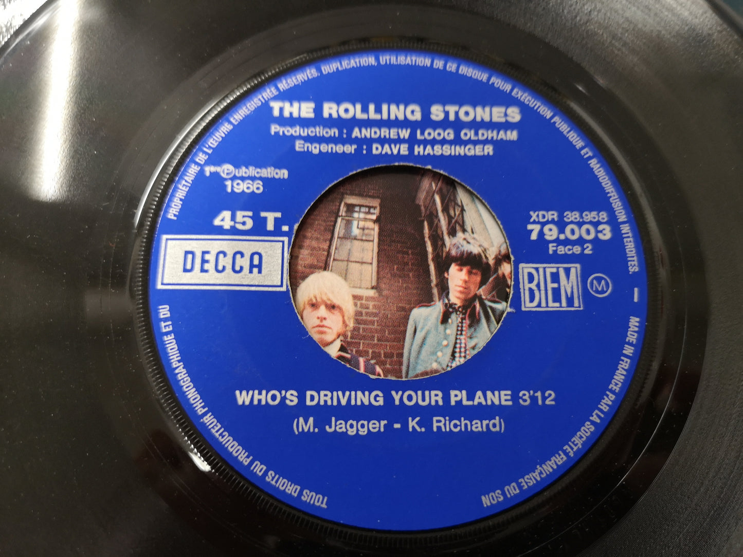 Rolling Stones "Have You Seen Your Mother" Orig France 1966 EX/EX (7" Single)