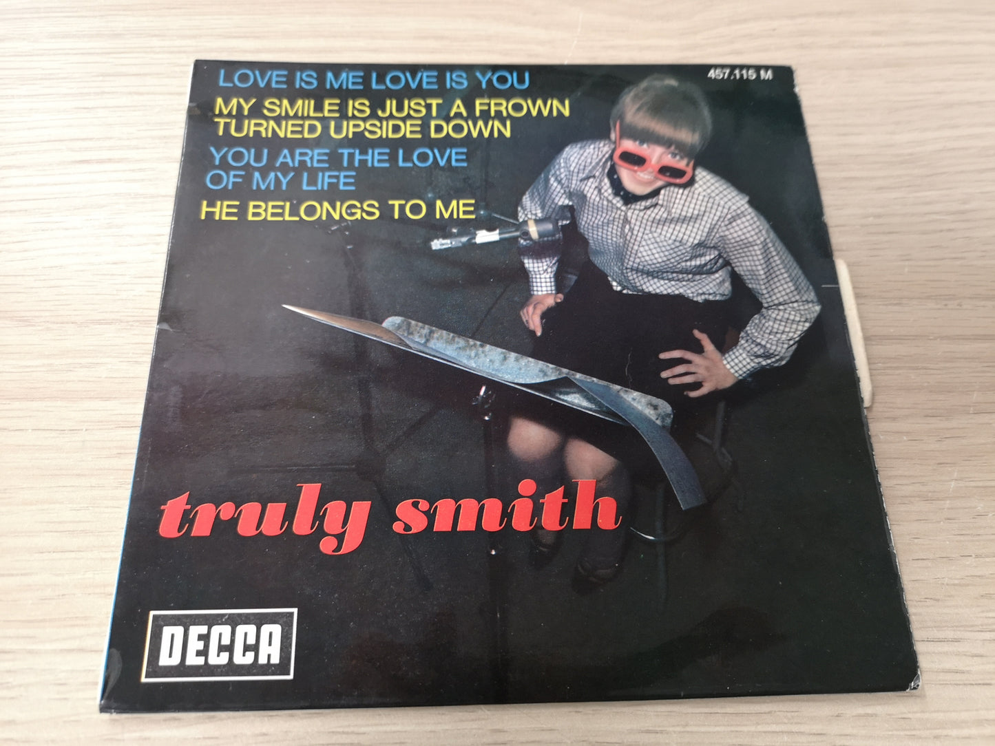 Truly Smith "My Smile is Just a Frown" Orig France 1966 EX/EX (7" EP)