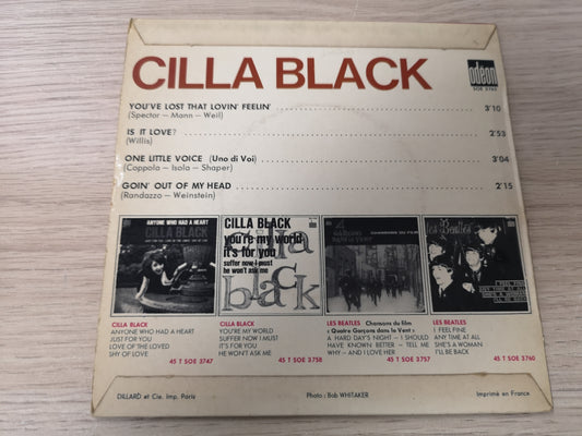 Cilla Black "You've Lost That Lovin' Feelin'" Orig France 1965 EX/EX (7" EP)