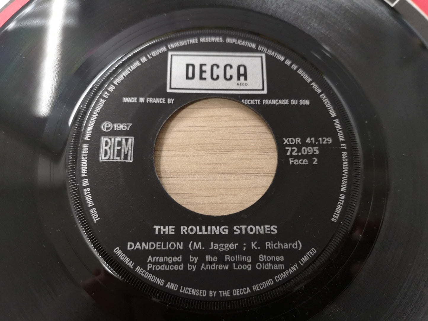 Rolling Stones "We Love You" Orig France 1967 EX (7" Juke Box Single)