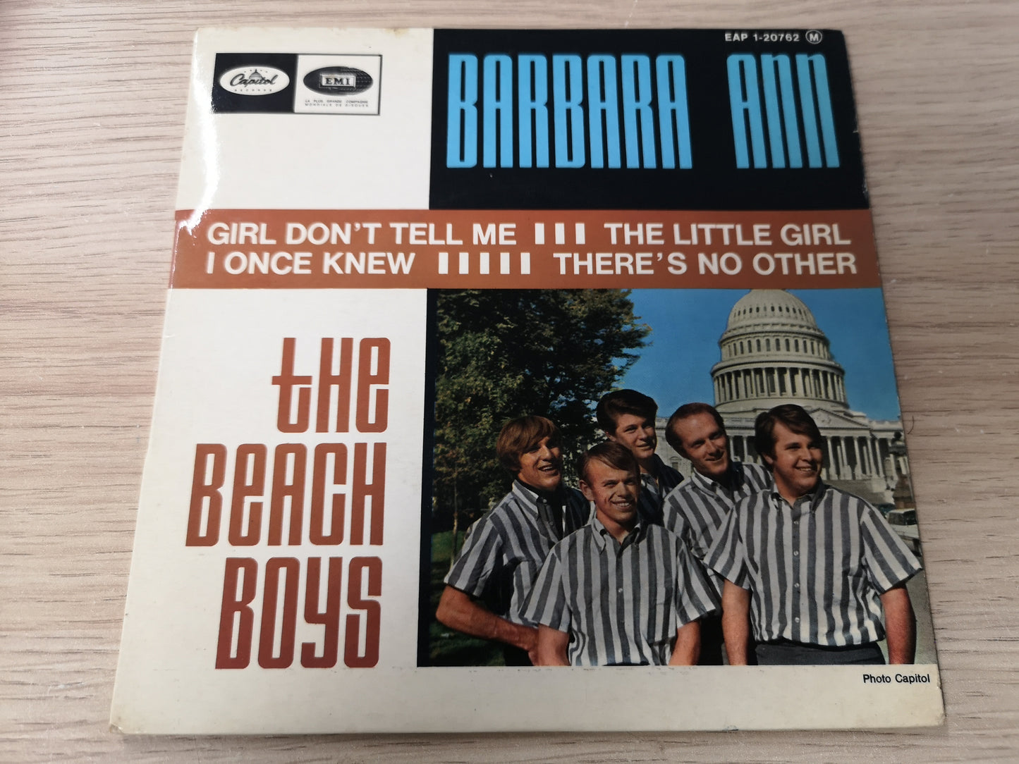 Beach Boys "Barbara Ann" Orig France 1966 EX/EX (7" EP)