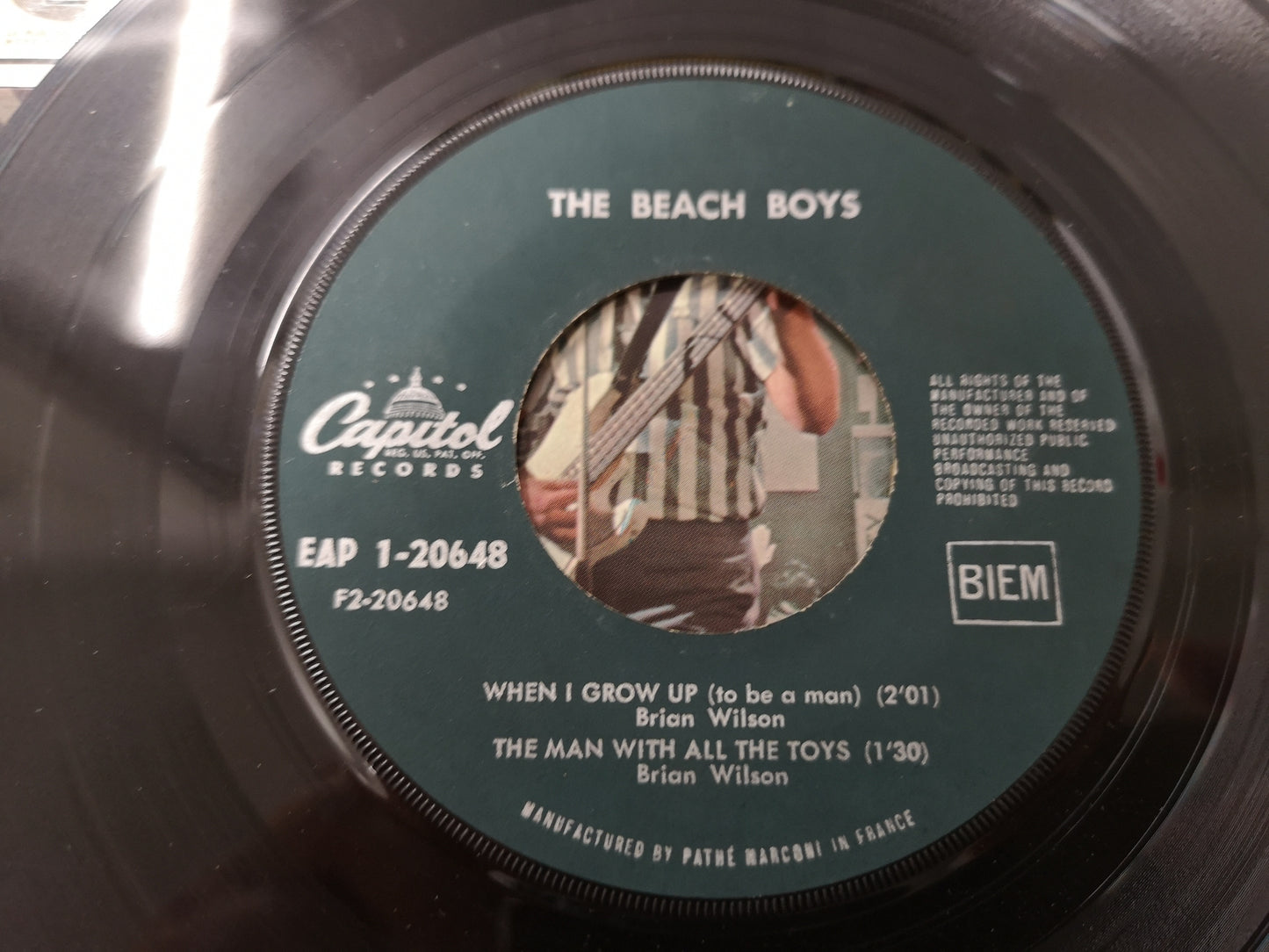 Beach Boys "Dance, Dance, Dance" Orig France 1964 M-/EX (7" EP)