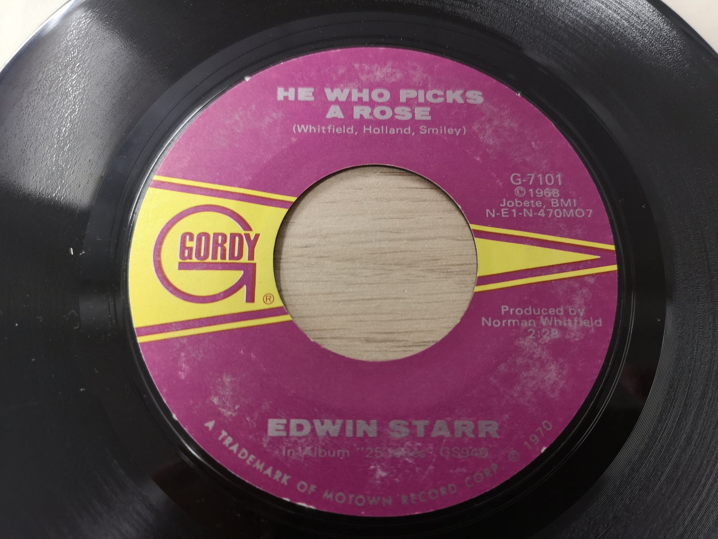 Edwin Starr "War" Orig US 1970 EX (7" Single)