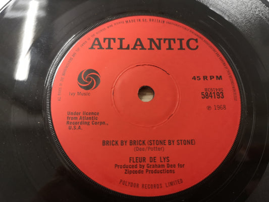 Fleur de Lys "Stop Crossing the Bridge" Orig UK 1968 VG+ (7" Single)