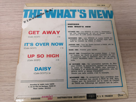 What's New "Get Away" Orig France 1966 EX/EX (7" EP)