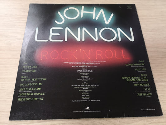 John Lennon "Rock'n'Roll" Orig UK 1975 EX/EX