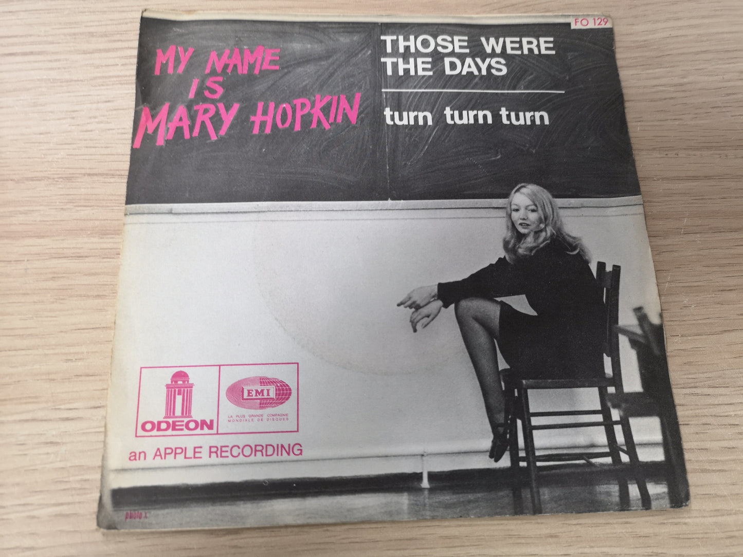 Mary Hopkin "Those Were The Days" Orig France 1968 EX/EX (7" Single)