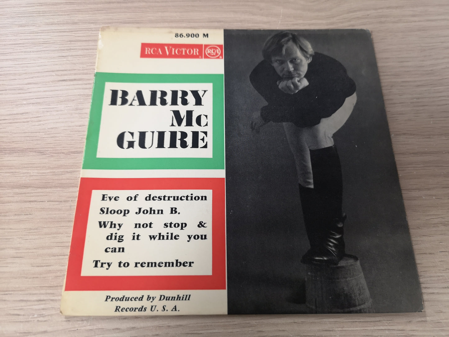 Barry Mc Guire "Eve Of Destruction" Orig France 1965 EX/VG (7" EP)