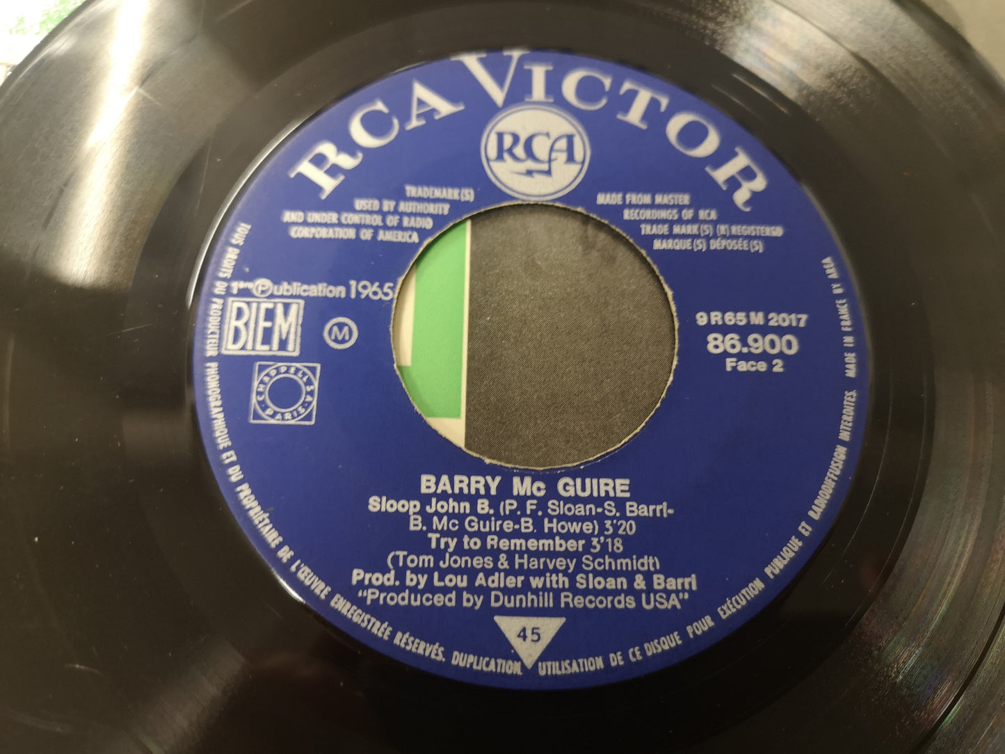 Barry Mc Guire "Eve Of Destruction" Orig France 1965 EX/VG (7" EP)