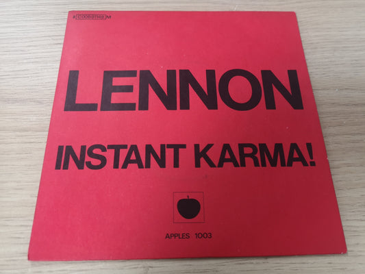 John Lennon "Instant Karma!" Orig France 1970 M-/M- (7" Single)