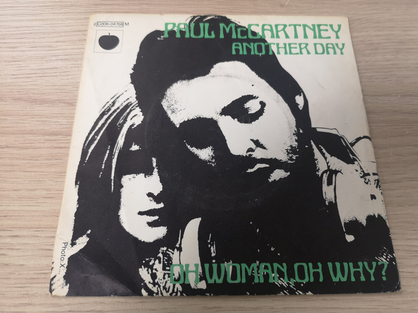 Paul McCartney "Another Day" Orig France 1971 EX/EX (7" Single)