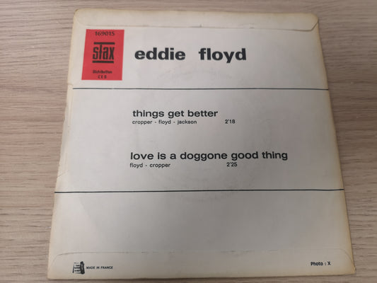 Eddie Floyd "Things Get Better" Orig France 1967 EX/EX (7" Single)