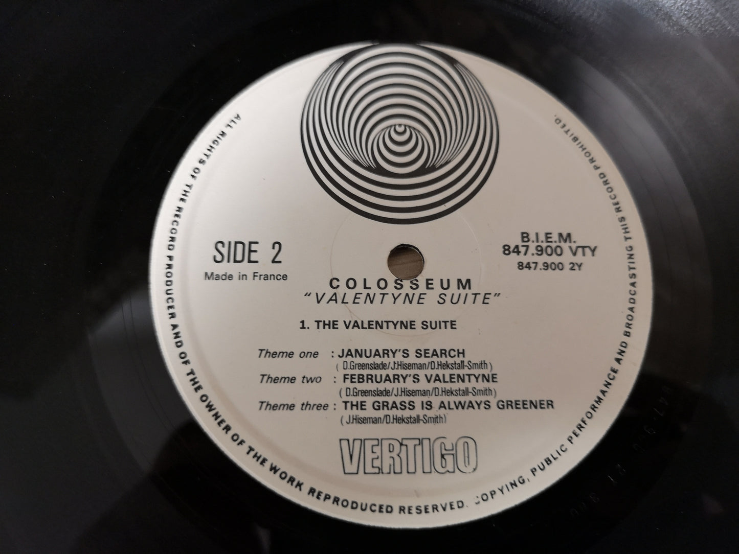 Colosseum "Valentyne Suite" Orig France 1969 VG++/VG+