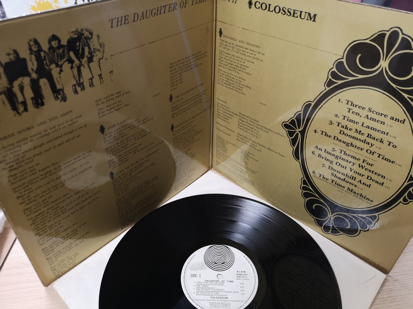 Colosseum "Daughter of Time" Orig France 1970 EX/VG++